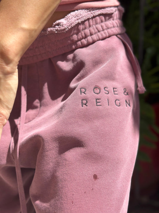 Sweat Pants in MODERN BLOCK- Grey Logo